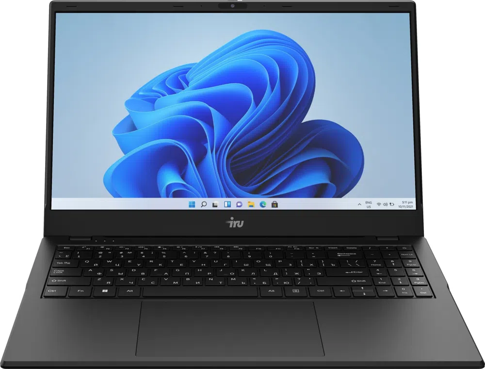 Ноутбук IRU Planio 15ING Celeron N4500 16Gb SSD512Gb Intel UHD Graphics 15.6" IPS FHD (1920x1080) Windows 11 Pro 64 black WiFi BT Cam 6000mAh (2140840)