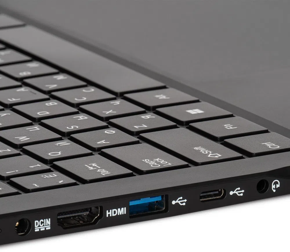 Ноутбук IRU Planio 15ING N-series N100 16Gb SSD512Gb Intel UHD Graphics 15.6" IPS FHD (1920x1080) FreeDOS black WiFi BT Cam 6000mAh (2140844)
