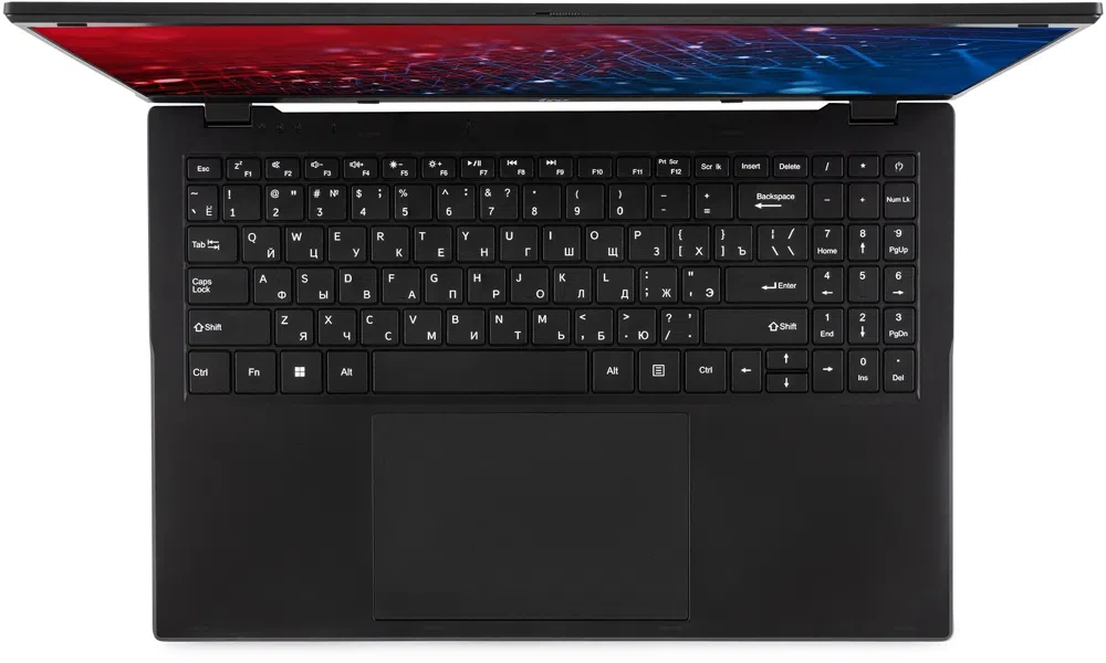 Ноутбук IRU Planio 15ING N-series N100 16Gb SSD512Gb Intel UHD Graphics 15.6" IPS FHD (1920x1080) Windows 11 Pro 64 black WiFi BT Cam 6000mAh (2140847)