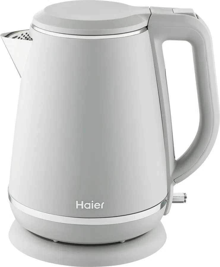 Чайник электрический Haier HK-502 1.5л. 3000Вт серый корпус: нерж.сталь/пластик (TD0029960RU)