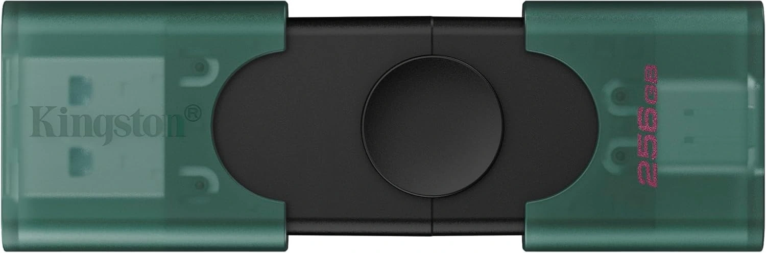 Флеш Диск Kingston 256GB DataTraveler Duo G2 DTDEG2/256GB USB3.0 зеленый/черный