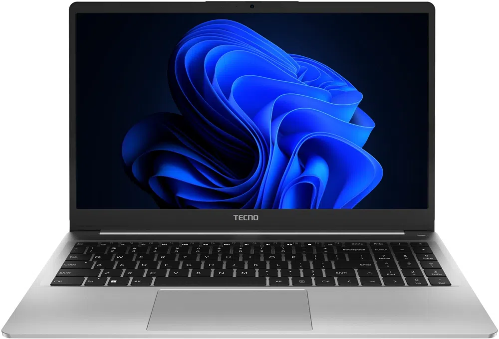 Ноутбук Tecno MegaBook K15SFA Ryzen 7 7735HS 16Gb SSD1Tb AMD Radeon 680M 15.6" IPS FHD (1920x1080) Windows 11 Home silver WiFi BT Cam 6060mAh (71005000540)