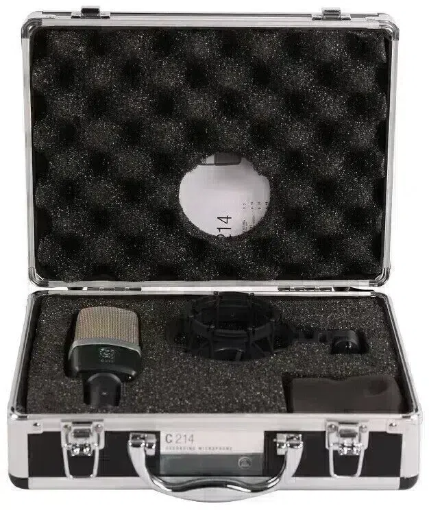 Микрофон проводной AKG C214 серый