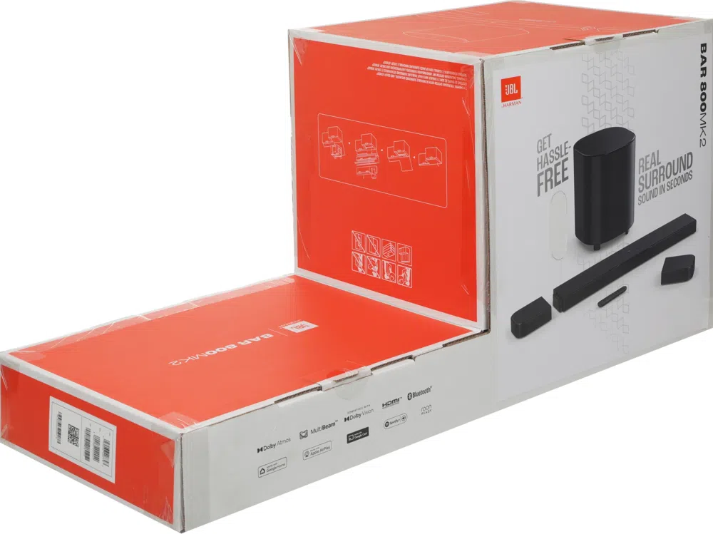 Саундбар JBL BAR 800 MK2 7.1 480Вт+300Вт черный