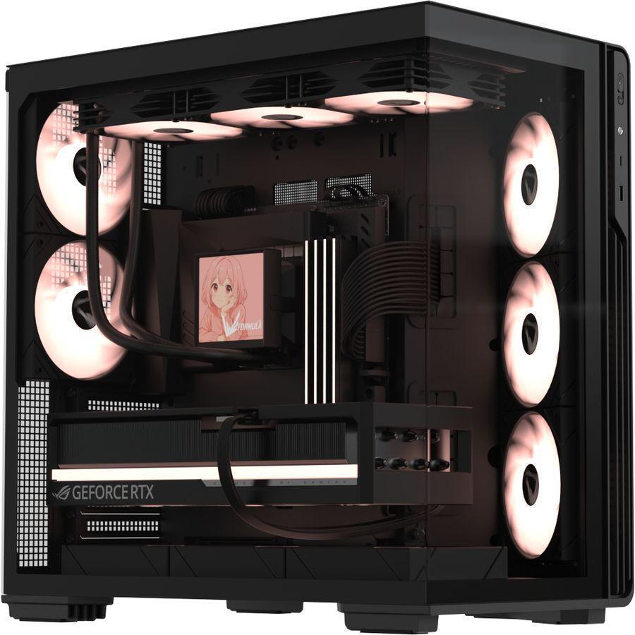 Корпус Formula Crystal Z7 PA черный без БП E-ATX 6x120mm 2x140mm 1xUSB3.0 audio bott PSU