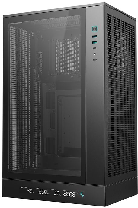 Корпус Deepcool CH270 черный без БП mATX 6x120mm 2x140mm 2xUSB3.0 audio bott PSU