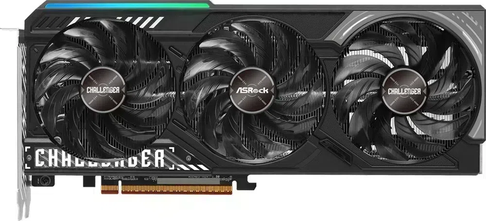 Видеокарта Asrock PCI-E 5.0 RX9070 CL 16G AMD Radeon RX 9070 16Gb 256bit GDDR6 2070/20000 HDMIx1 DPx3 HDCP Ret