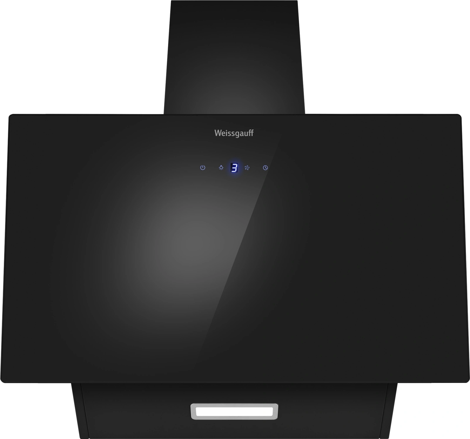 Вытяжка каминная Weissgauff Yota 600 Touch Glass черный управление: сенсорное (1 мотор)