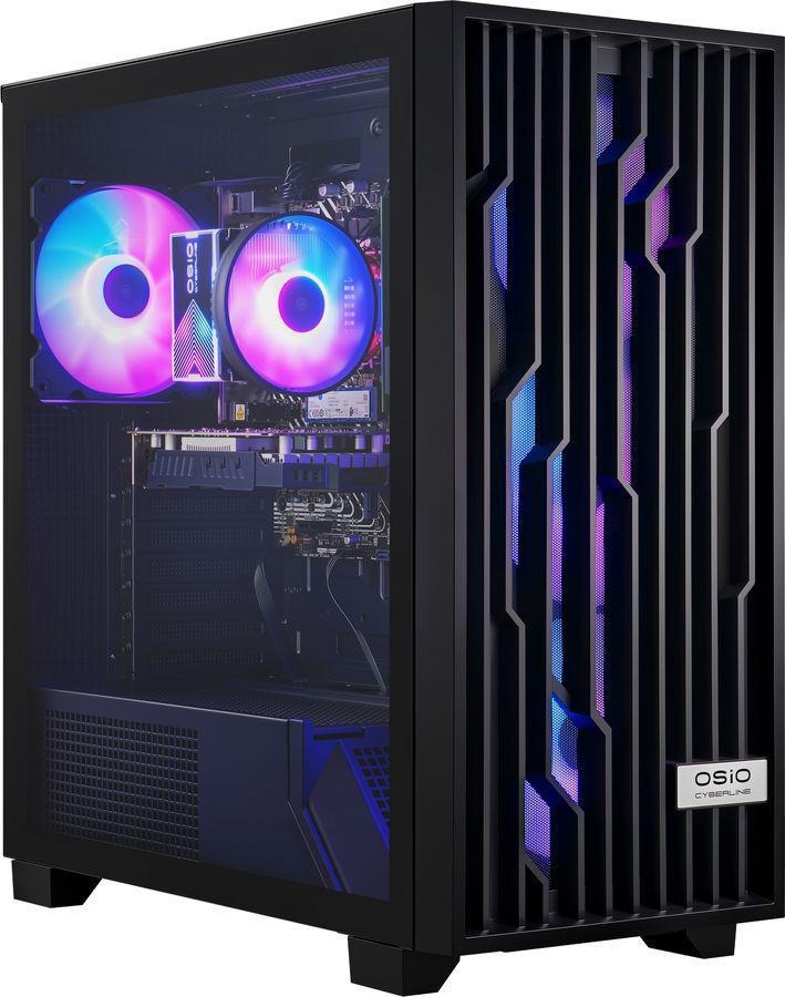 ПК Osio CyberLine C59i i5 12400F (2.5) 16Gb SSD1Tb RTX3050 6Gb без ОС GbitEth 550W черный (С59I-001B)
