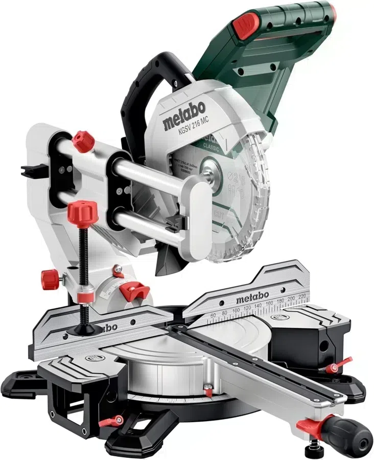 Торцовочная пила Metabo KGSV 216 MC 1500Вт 5300об/мин d=216мм