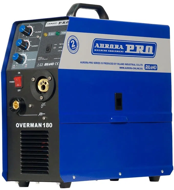 Сварочный полуавтомат Aurora OVERMAN 180 Mosfet инвертор MIG-MAG 6.6кВт