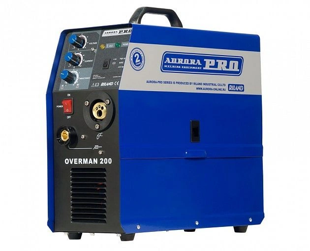 Сварочный полуавтомат Aurora OVERMAN 200 Mosfet инвертор MIG-MAG 7.7кВт