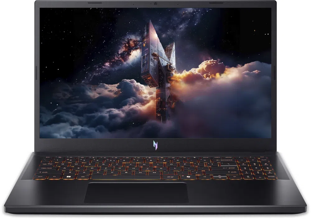 Ноутбук Acer Nitro V 15 ANV15-52-5546 Core 5 210H 16Gb SSD512Gb NVIDIA GeForce RTX5050 8Gb 15.6" IPS FHD (1920x1080) без ОС black WiFi BT Cam (NH.QZ7CD.00B)