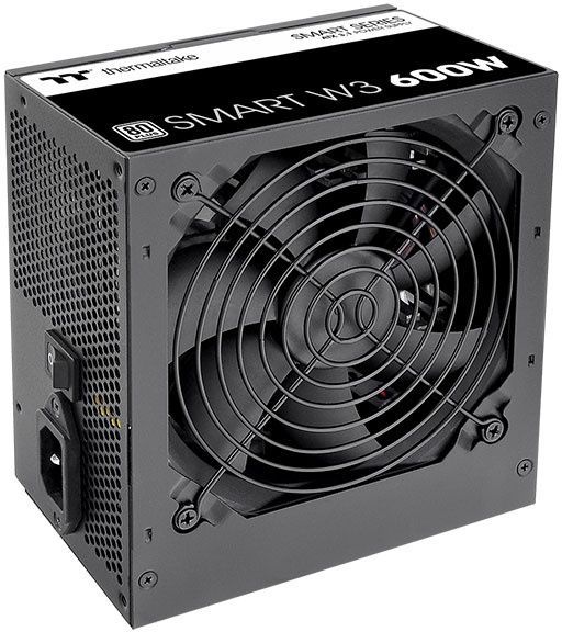 Блок питания Thermaltake ATX 600W Smart W3 Gen.5 80+ white (20+4pin) APFC 120mm fan 4xSATA RTL