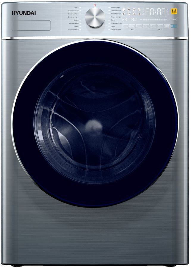 Стиральная машина Hyundai WME9414 класс: A++ загр.фронтальная макс.:10.5кг темно-серебристый инвертор