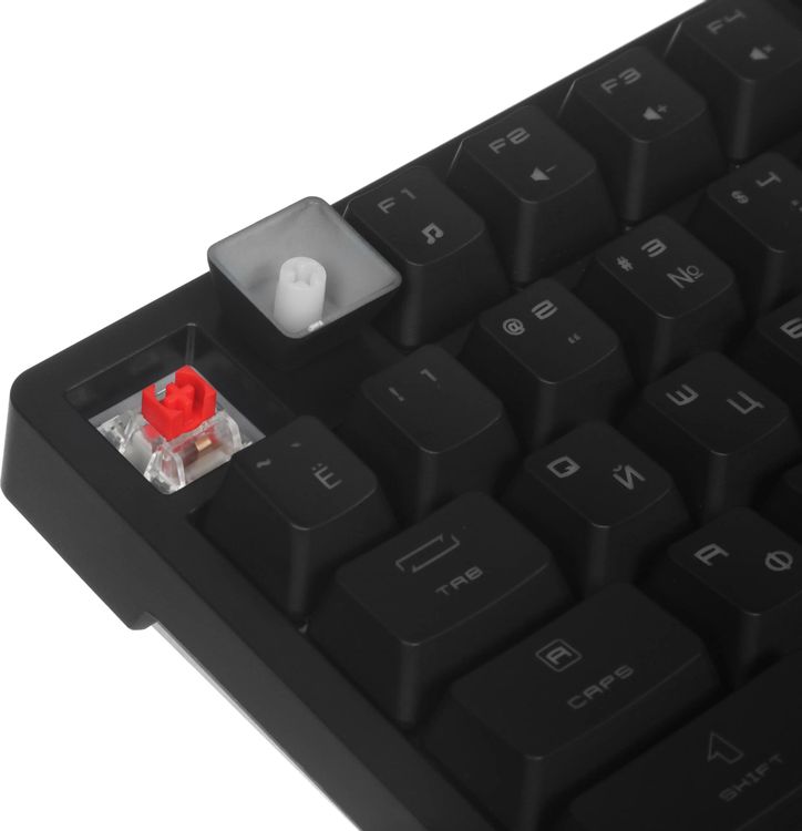 Клавиатура MSI GK320 механическая черный USB Multimedia for gamer LED (S11-04RU259-HH9) кабель 1.6м