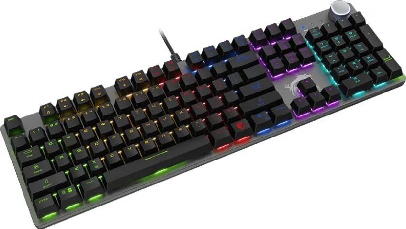 Клавиатура MSI GK320 механическая черный USB Multimedia for gamer LED (S11-04RU259-HH9) кабель 1.6м
