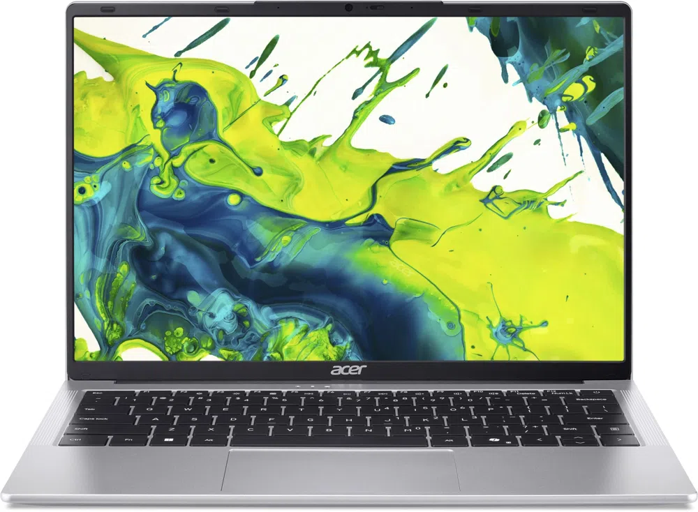Ноутбук Acer Aspire L14 AL14-32P-36FE Core 3 N355 8Gb SSD512Gb Intel Graphics 14" IPS WUXGA (1920x1200) без ОС silver WiFi BT Cam 6000mAh (NX.D3HCD.003)
