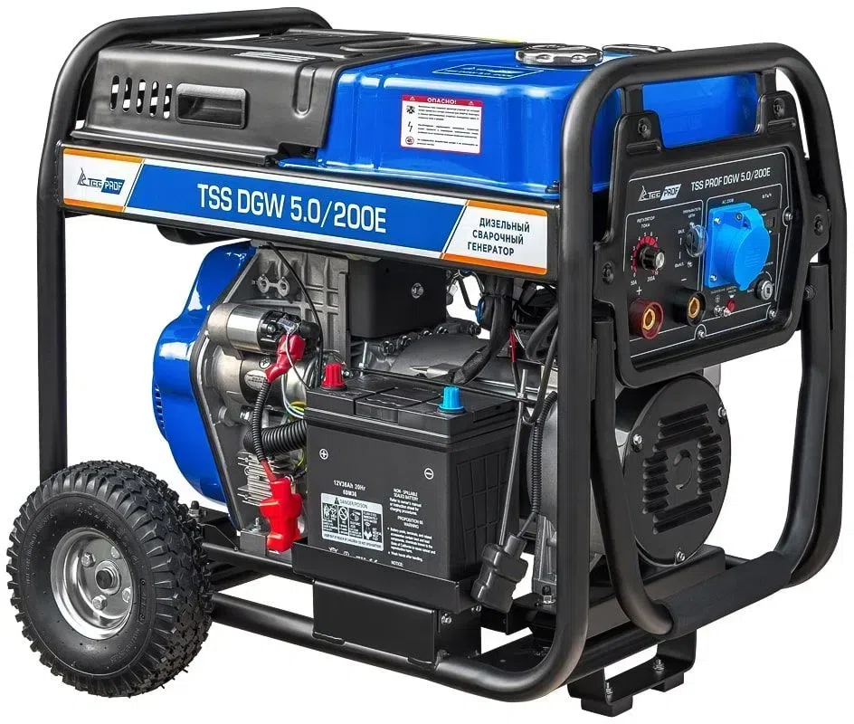 Генератор ТСС Prof DGW 5.0/200E 5.5кВт