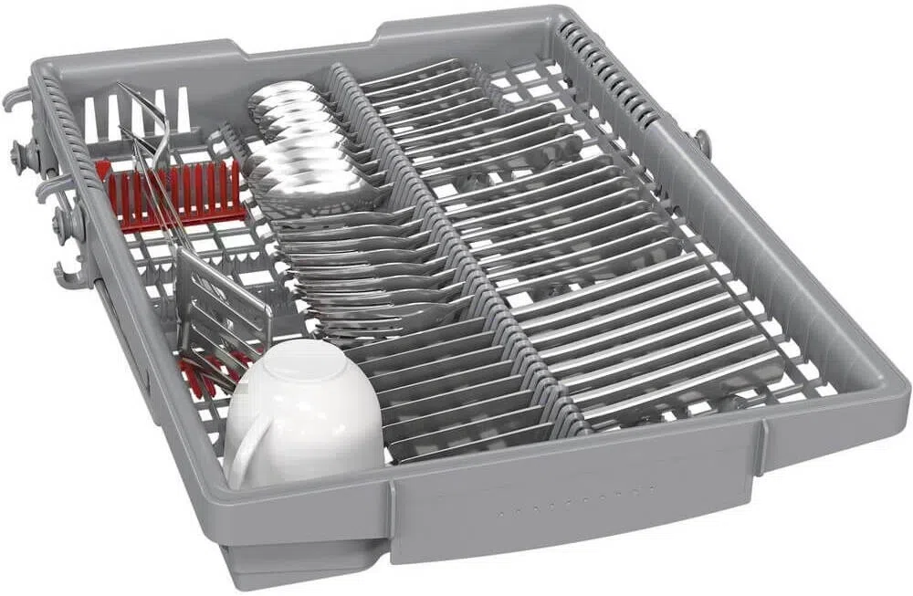 Посудомоечная машина встраив. Bosch Serie 4 SPV4EMX10E узкая серебристый