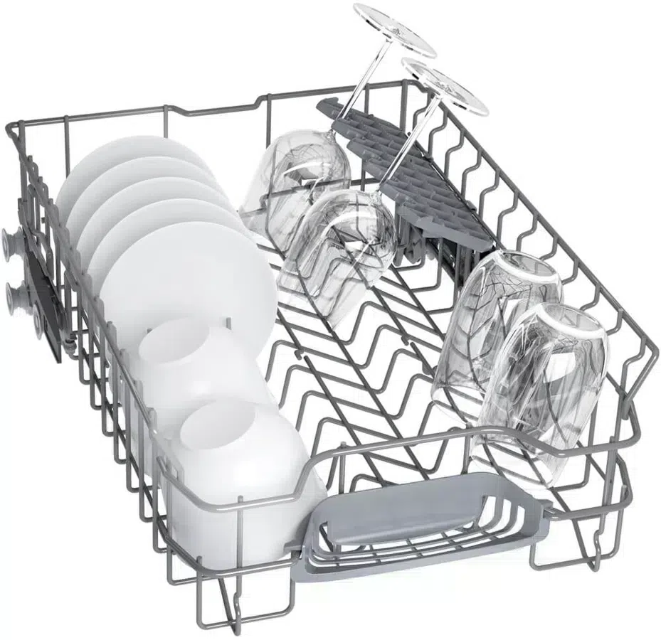 Посудомоечная машина встраив. Bosch Serie 4 SPV4EMX10E узкая серебристый