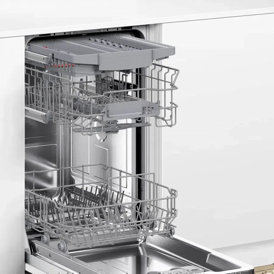 Посудомоечная машина встраив. Bosch Serie 4 SPV4EMX10E узкая серебристый