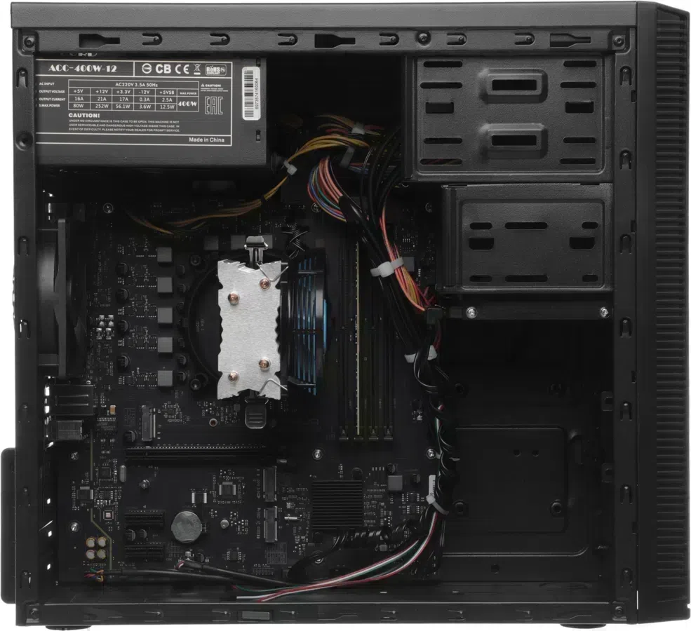 ПК Amur Нарвал B7I21 АМУЕ.466219.002 MT i3 12100 (3.3) 16Gb SSD256Gb UHDG 730 FreeDOS GbitEth 400W мышь клавиатура черный (RUS) (АМУЕ.466219.002 2147002)