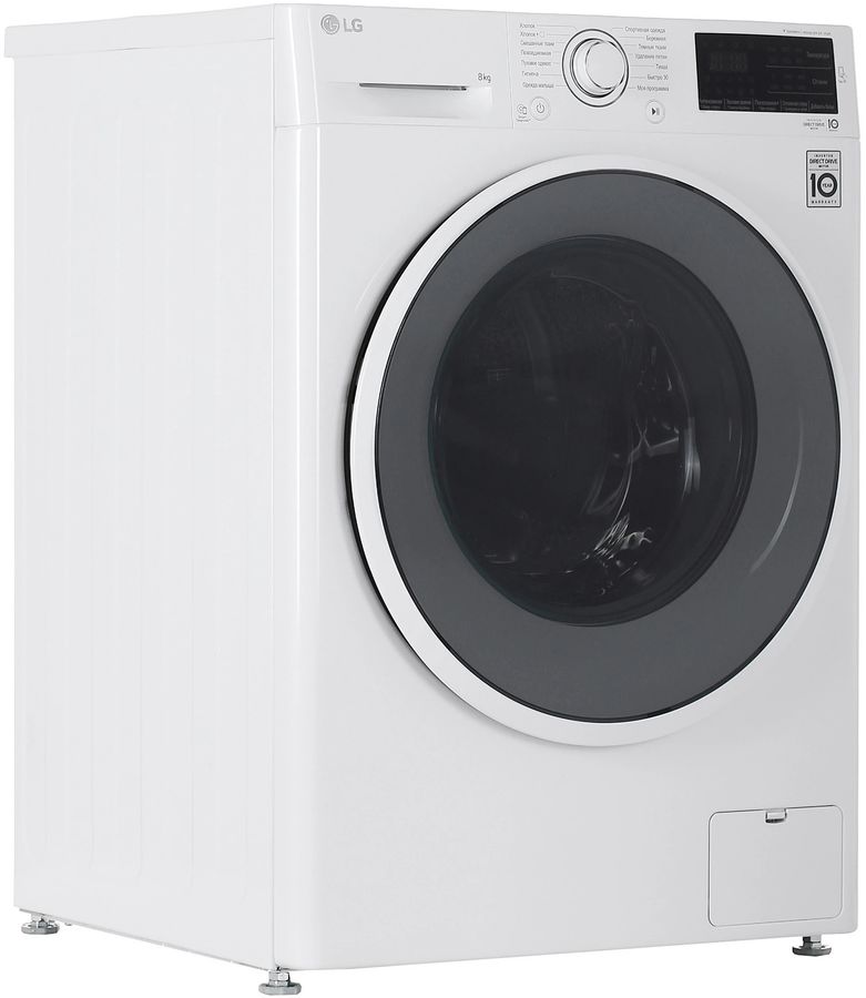 Стиральная машина LG F2J6TN0W класс: A загр.фронтальная макс.:8кг белый инвертор