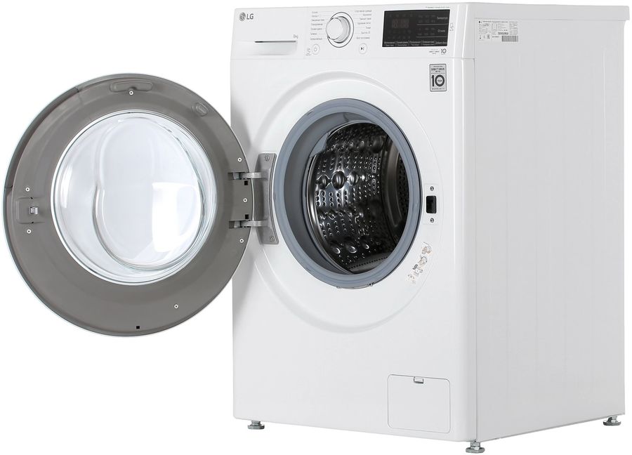 Стиральная машина LG F2J6TN0W класс: A загр.фронтальная макс.:8кг белый инвертор