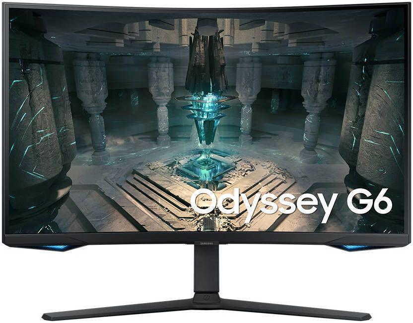 Монитор Samsung 31.5" Odyssey G6 S32BG650EMXUE черный VA LED 16:9 HDMI полуматовая HAS Piv 2500:1 350cd 178гр/178гр 2560x1440 240Hz FreeSync Premium Pro DP 2K USB 7.4кг