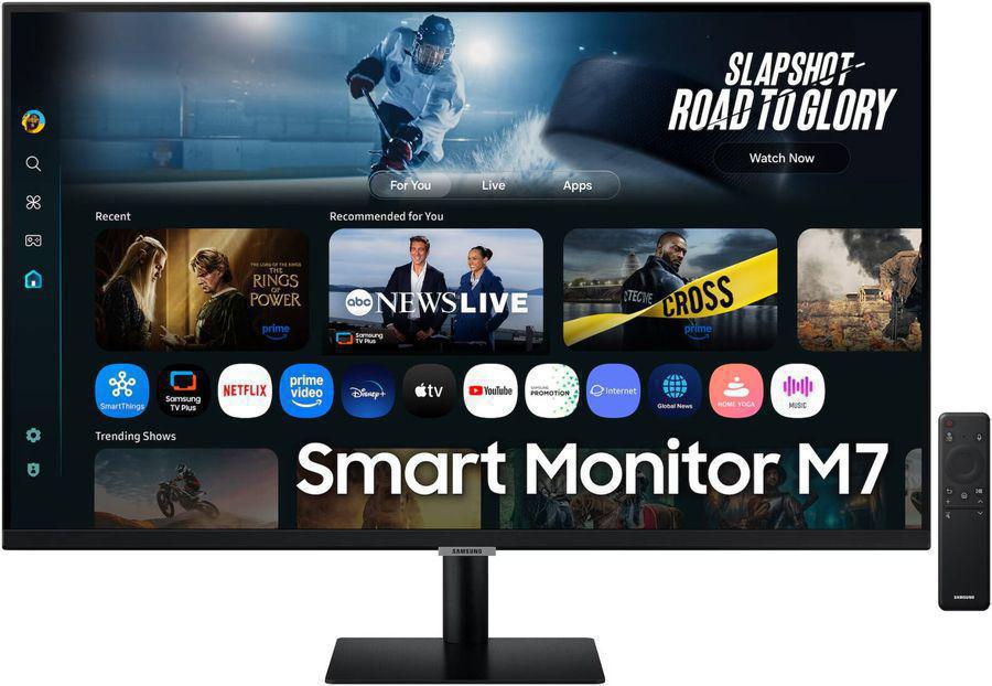 Монитор Samsung 32" LS32FM702UMXUE черный VA LED 4ms 16:9 HDMI M/M матовая 3000:1 300cd 178гр/178гр 3840x2160 60Hz 4K USB 6.5кг