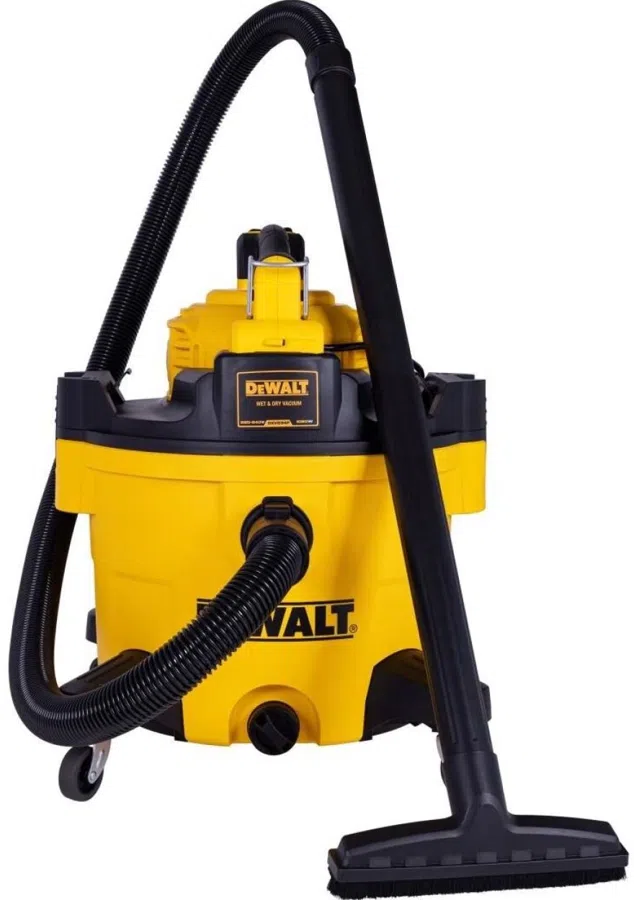 Строительный пылесос DeWalt DXV234P 1080Вт (уборка: сухая/влажная/выдув/сбор воды) желтый