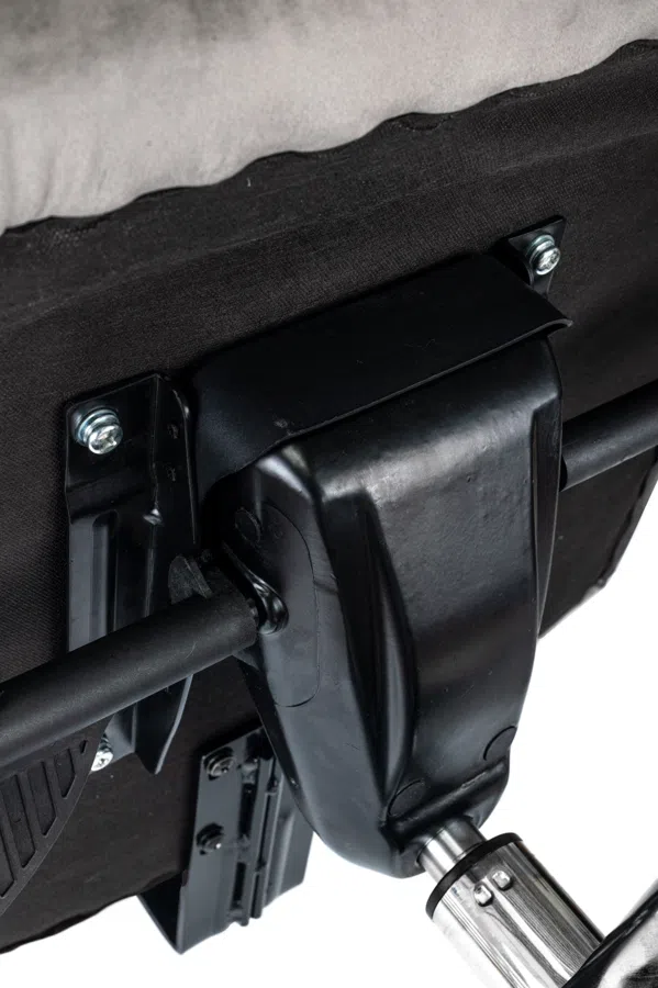 Кресло руководителя Бюрократ T-9925SL Fabric темно-серый Holland 18 крестов. металл хром