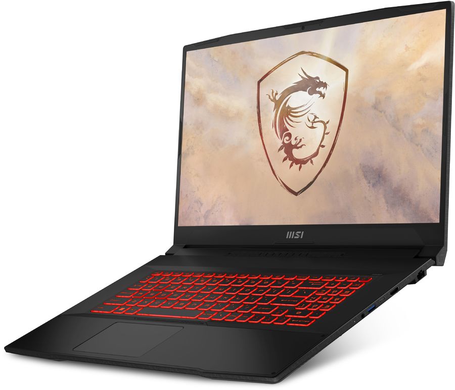 Ноутбук MSI Katana 17 B13UCR-1612XRU Core i5 13420H 16Gb SSD1Tb NVIDIA GeForce RTX 3050 4Gb 17.3" IPS FHD (1920x1080) FreeDOS black WiFi BT Cam (9S7-17L541-1612)