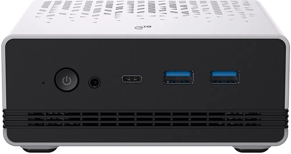 Неттоп Acer Gadget E10 ERBox Ryzen 7 6800H (3.2) 16Gb SSD512Gb 680M Windows 11 Pro 2xGbitEth WiFi BT 120W черный/белый