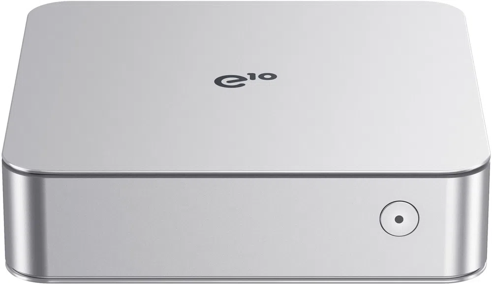 Неттоп Acer Gadget E10 ERBox X Ryzen 7 H 255 (3.8) 16Gb SSD512Gb 780M Windows 11 Pro 2x2.5GbitEth WiFi BT 120W серебристый