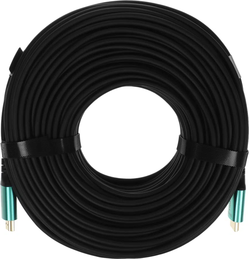 Кабель аудио-видео Cactus CS-HDMI-AOC-2.1-70 HDMI (m)/HDMI (m) 70м. позолоч.конт. черный