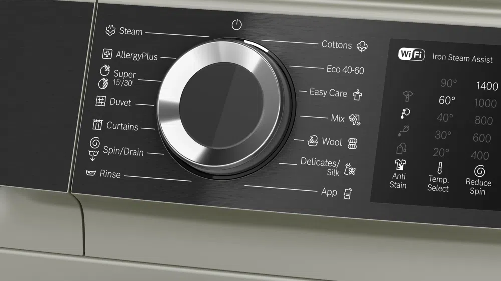 Стиральная машина Bosch Serie 6 WGK264ZXME пан.англ. загр.фронтальная макс.:11кг серый