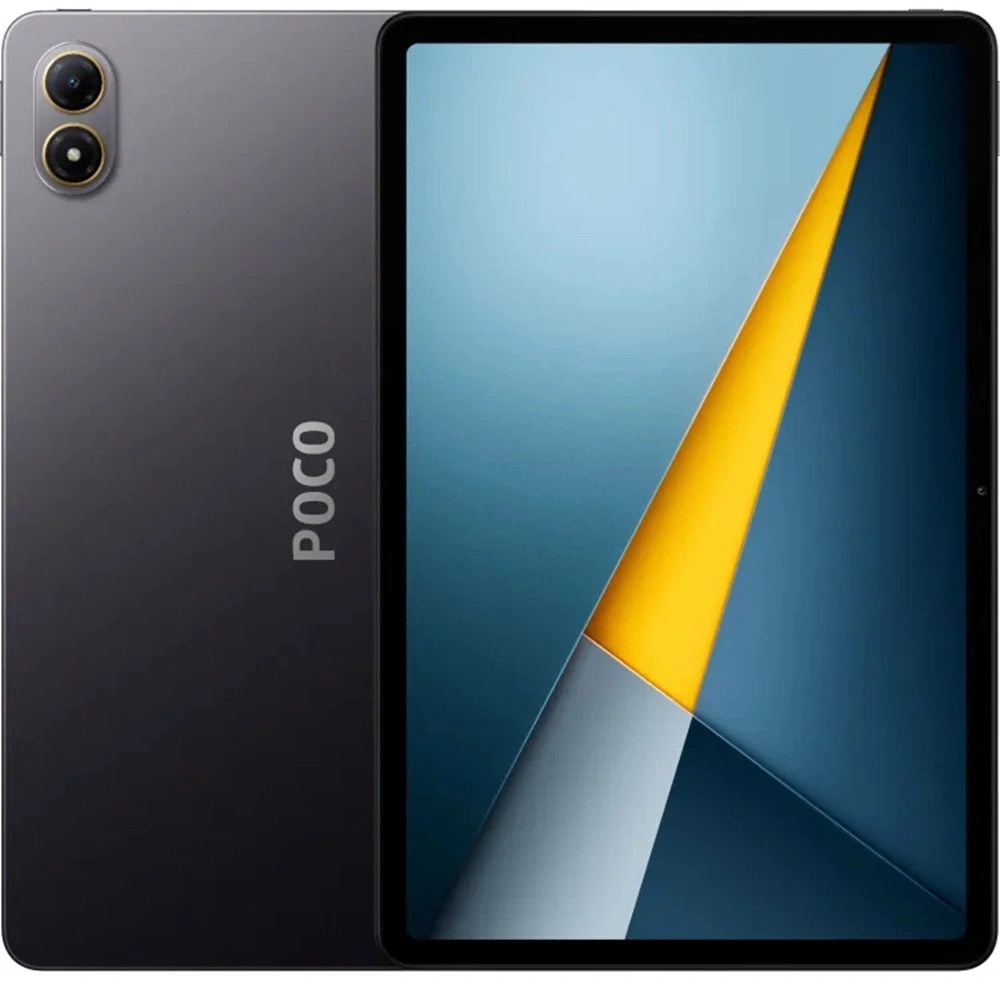 Планшет Xiaomi Poco Pad M1 P83P 7s Gen 4 (2.7) 8C RAM8Gb ROM256Gb 12.1" IPS 2560x1600 Android 15 серый 8Mpix 8Mpix BT WiFi microSD 2Tb 12000mAh 1992hrs