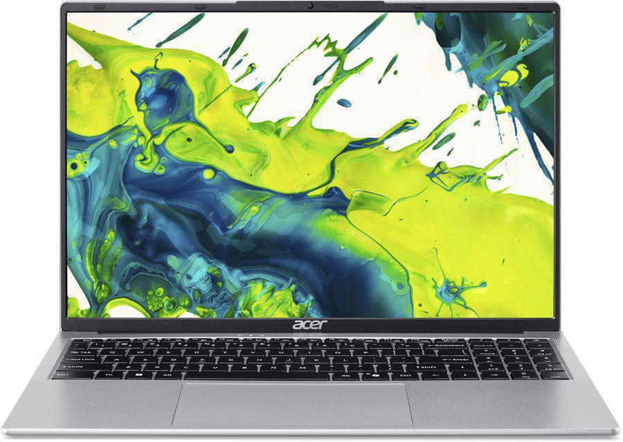 Ноутбук Acer Aspire Lite AL16-54P-59ZA Core 5 120U 32Gb SSD512Gb Intel Graphics 16" IPS WUXGA (1920x1200) без ОС silver WiFi BT Cam 5100mAh (NX.DJ8CD.001)