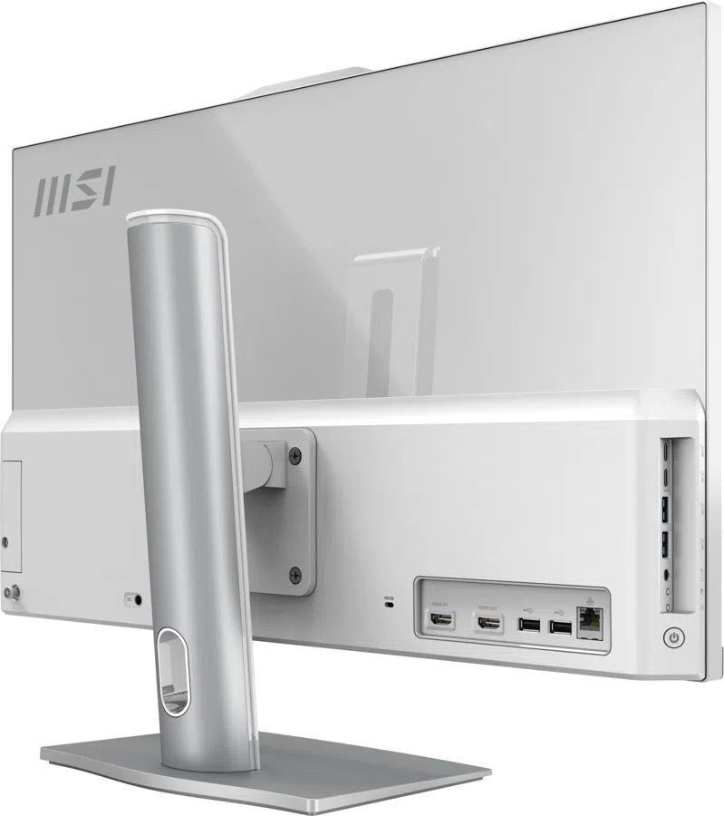 Моноблок MSI Modern AM272P 1M-675XRU 27" Full HD Core 5 120U (1.4) 16Gb SSD512Gb Graphics без ОС GbitEth WiFi BT 120W клавиатура мышь Cam белый 1920x1080