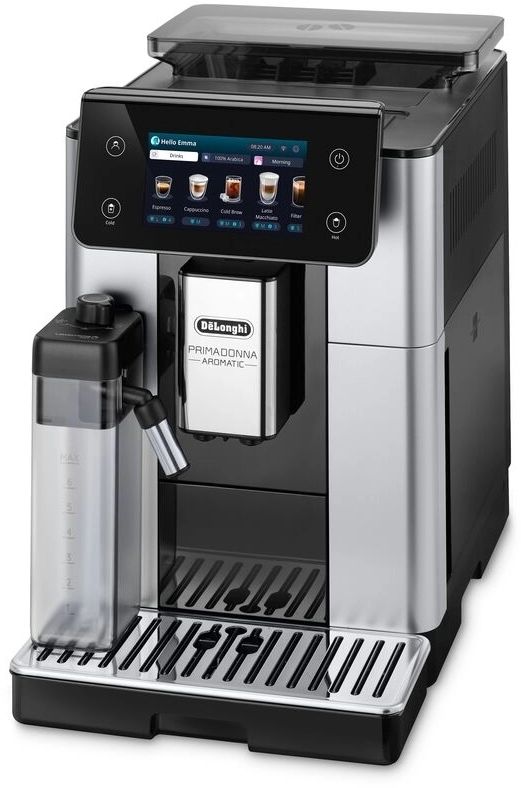 Кофемашина Delonghi Primadonna Aromatic ECAM630.55.SM 1450Вт черный/серебристый