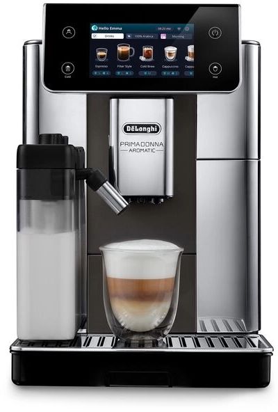 Кофемашина Delonghi Primadonna Aromatic ECAM630.55.SM 1450Вт черный/серебристый