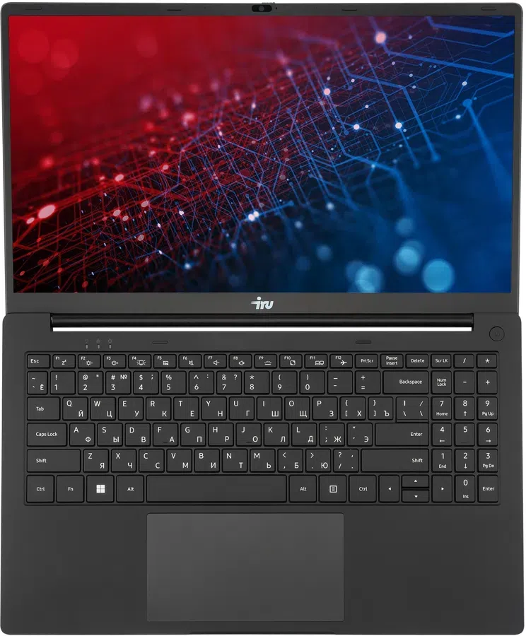 Ноутбук IRU Strato 15ALID5 Core i5 13420H 16Gb SSD512Gb Intel UHD Graphics 15.6" IPS FHD (1920x1080) Windows 11 Pro black WiFi BT Cam 6000mAh (2150074)