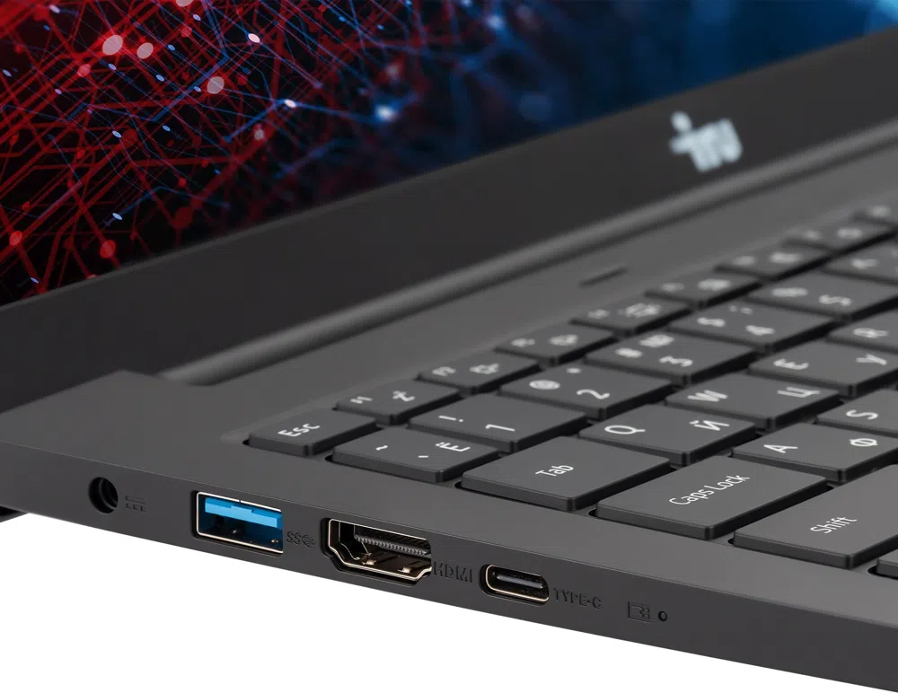 Ноутбук IRU Strato 15ALID5 Core i5 13420H 16Gb SSD512Gb Intel UHD Graphics 15.6" IPS FHD (1920x1080) Windows 11 Pro black WiFi BT Cam 6000mAh (2150074)