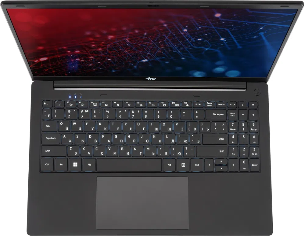 Ноутбук IRU Strato 15ALID5 Core i7 13620H 16Gb SSD512Gb Intel UHD Graphics 15.6" IPS FHD (1920x1080) Windows 11 Pro black WiFi BT Cam 6000mAh (2150076)