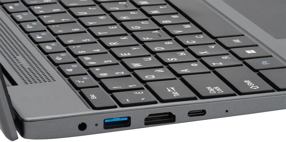 Ноутбук IRU Tactio 15PHR Ryzen 5 7430U 8Gb SSD256Gb AMD Radeon Graphics 15.6" IPS FHD (1920x1080) Windows 11 Pro 64 black WiFi BT Cam 4000mAh (2150145)