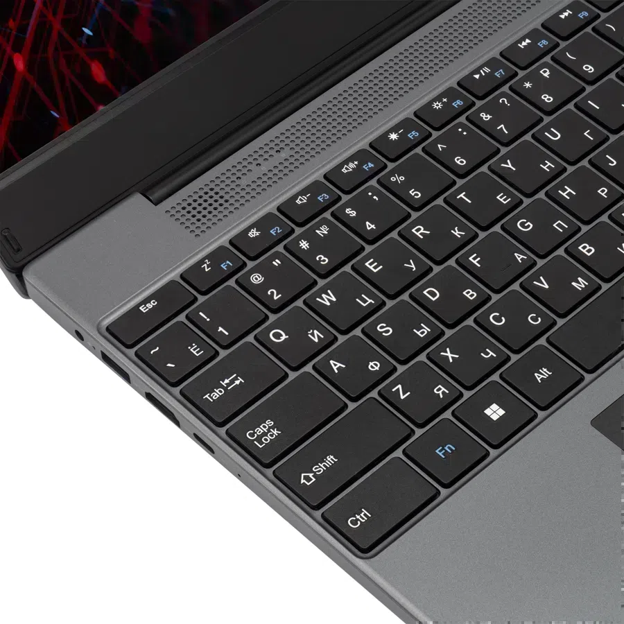 Ноутбук IRU Tactio 15PHR Ryzen 5 7430U 8Gb SSD256Gb AMD Radeon Graphics 15.6" IPS FHD (1920x1080) Windows 11 Pro 64 black WiFi BT Cam 4000mAh (2150145)