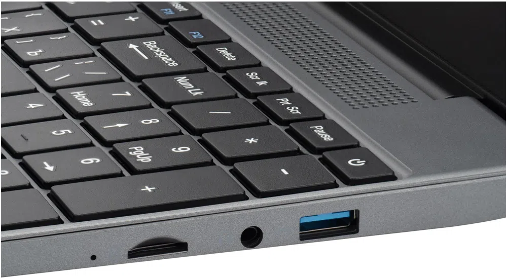 Ноутбук IRU Tactio 15PHR Ryzen 5 7430U 16Gb SSD512Gb AMD Radeon Graphics 15.6" IPS FHD (1920x1080) FreeDOS black WiFi BT Cam 4000mAh (2150146)