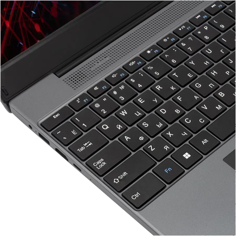 Ноутбук IRU Tactio 15PHR Ryzen 5 7430U 16Gb SSD512Gb AMD Radeon Graphics 15.6" IPS FHD (1920x1080) FreeDOS black WiFi BT Cam 4000mAh (2150146)